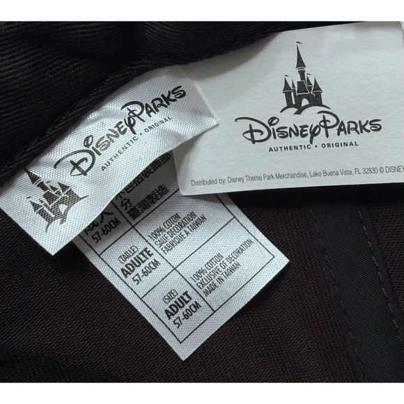 Disney Parks Minnie Mouse Hat NWT Snapback Ears Bow Black New NWT Adult‎ Size - Picture 6 of 6